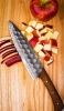 🏷️ Product Name  Premium Damascus Kitchen Knife Set – Blue Resin &amp; Wood Handle  📝 Product Description  Upgrade your kitchen with this Premium Damascus Kitchen Knife Set, featuring beautifully patterned blades and unique blue resin &amp; natural wood
