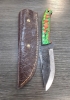 Green/Red Handle Fixed-Blade