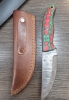 Red/Green Handle Fixed-Blade