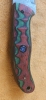 Red/Green Handle Fixed-Blade