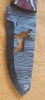 Deer Stamped Fixed-Blade