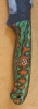 Green/Red Handle Fixed-Blade