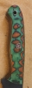 Green/Red Handle Fixed-Blade