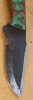 Green/Red Handle Fixed-Blade