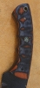 Reddish/Orange and Grey Fixed-Blade