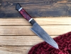 Handmade 8\" Chef's Knife with Leather Sheath