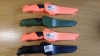 Alpina Sport Ancho Outdoor & Fishing Knife Set of 4 (2x Orange, 1x Green, 1x Black) - Umarex 5.0998-4