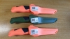 Alpina Sport Ancho Outdoor & Fishing Knife 3-Piece Set (2x Orange, 1x Green) - Umarex 5.0998-4