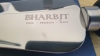 Bharbit Premana Square Tip Hard Cheese Knife 14cm - Black Polypropylene Handle - AISI 420MoV Stainless Steel