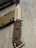 TOPS Knives M-PAT Fixed Blade Knife 1095 Steel, Kayden Sheathe
