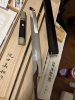 Yoshikazu Ikeda Shirogami #1 Mizu-Honyaki Sakimaru 300mm Mt Fuji Hamon Full Mirror Polish