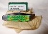 Case Tiny Hunter made in 2000! Lizardskin jigged bone with Burnt Bright Green handles! Rare!!