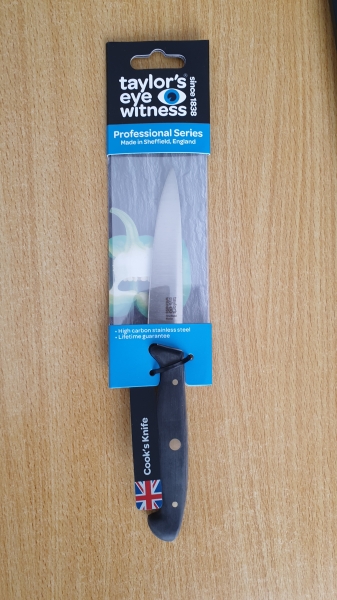 Taylor's Eye Witness Professional Series Cook's Knife - Made in Sheffield (5004)