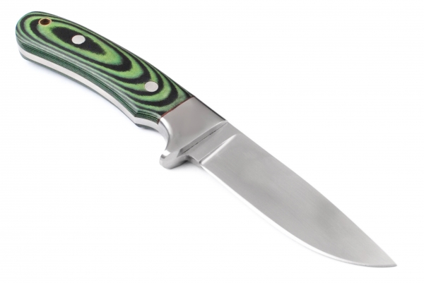 Handmade 440C Stainless Steel Bushcraft Knife with Micarta Handle