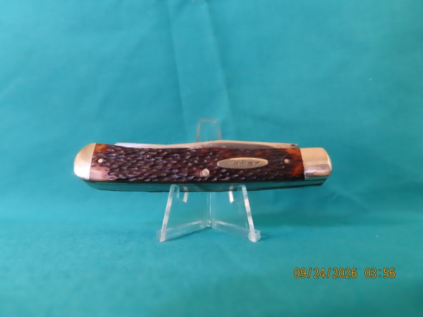 KA-BAR POCKETKNIFE, # 1030, TRAPPER 2 BLADE.