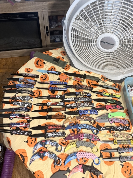 LOT of 46 Pocket Knives some light wear on only a few of them