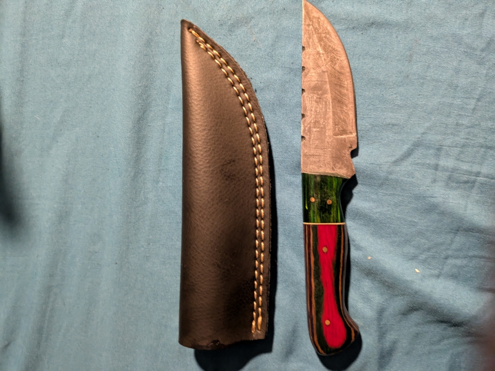 Damascus fixed blades 