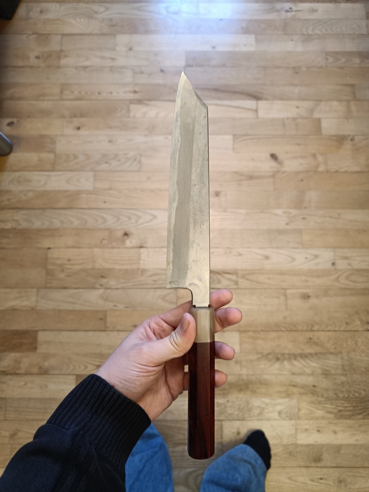 Kagekiyo 210 kiritsuke Rosewood handle