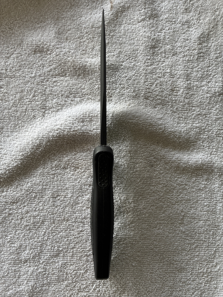 Vintage US Buck Knighthawk model #650 Fighting/Hunting Knife with Sheath 6” Blade 11” overall length 