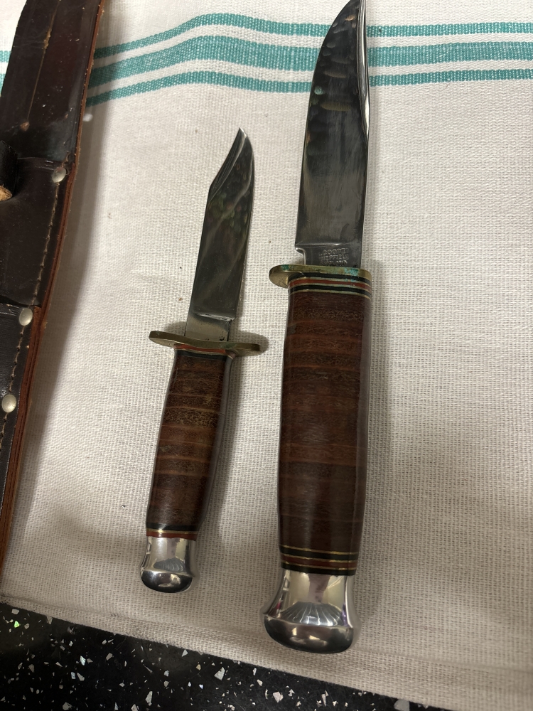 Vintage western Boy Scouts of America knives 