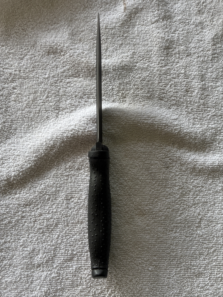 Vintage US Buck Knighthawk model #650 Fighting/Hunting Knife with Sheath 6” Blade 11” overall length 