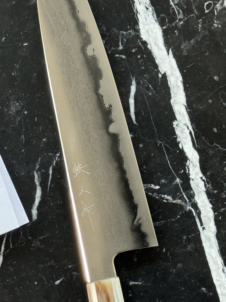 Tetsujin Gyuto 240 Metal Flow Ginsan (brand new)