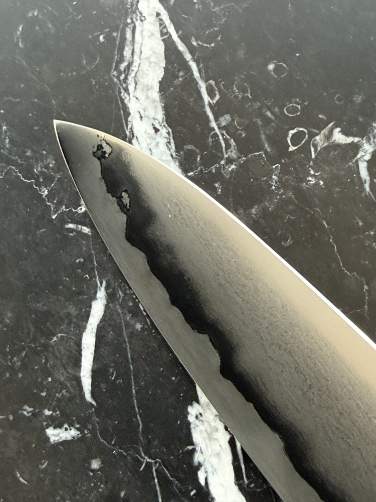 Tetsujin Gyuto 240 Metal Flow Ginsan (brand new)