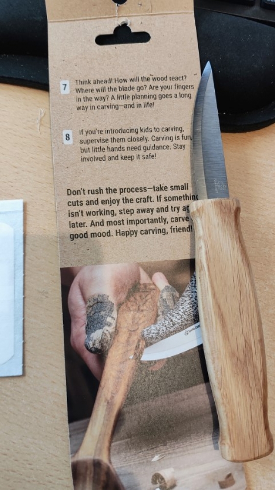 Beaver craft wood carving knife