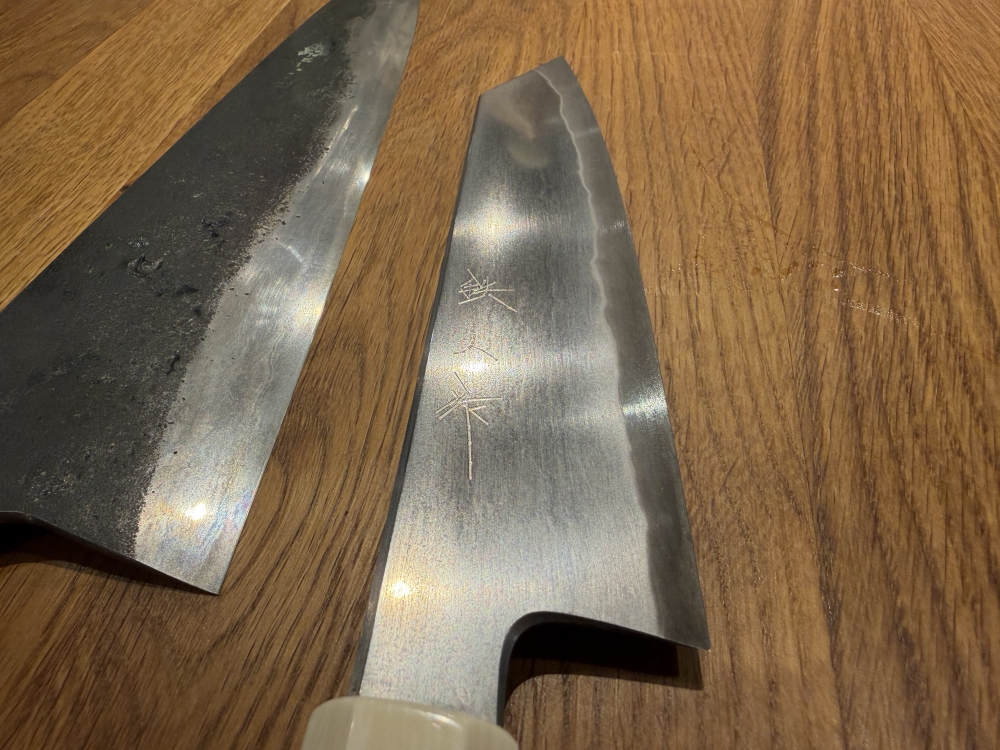 Christian Dam Gyuto 240mm + Tetsujin Metal Flow B2 180mm (Bundle)