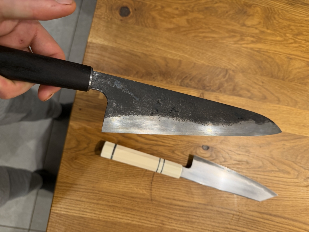 Christian Dam Gyuto 240mm + Tetsujin Metal Flow B2 180mm (Bundle)