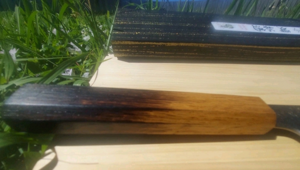 Takuyuki × Itsuo Doi Aogami #2 180mm Ku Tsuchime Nakiri