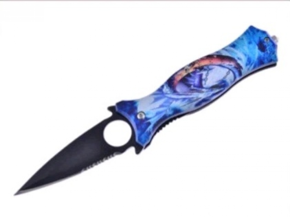 Super Nice 3D Blue Dragon Folder New in Box 
