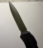 Microtech Cypher MK7 Double Edged Limited Edition OD Green Blade w/ Black Accents