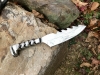Serrated Fantasy Knife With Leather Sheath