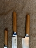 Sekimagoroku Composite Japanese Knife Set – 3-Piece Beech Handle Bundle (Japan)