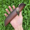 Leather Sheath for Dagger & Hunting Knife – Genuine Cowhide Protective Holder