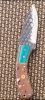 Damascus Steel Fixed Blade Knife w/ Sheath