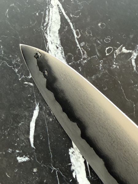 Tetsujin Gyuto 240 Metal Flow Ginsan (brand new)