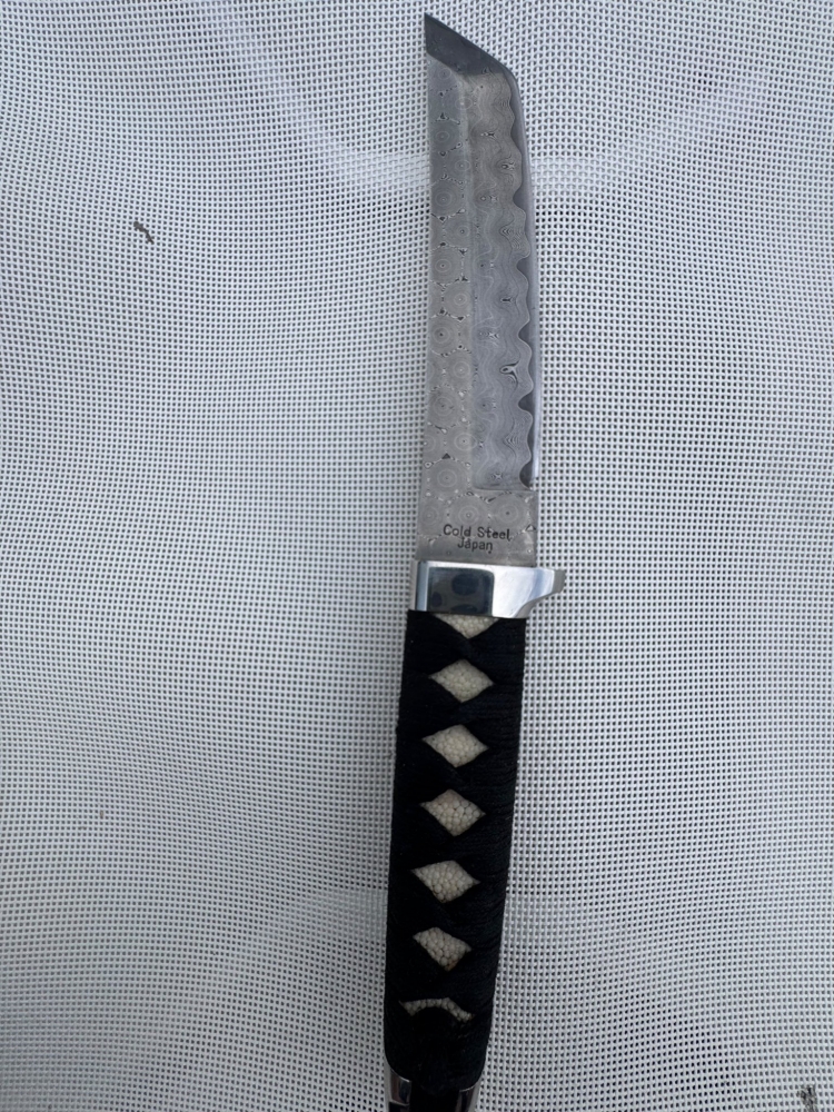 RARE Cold Steel Damascus Imperial Tanto 0859