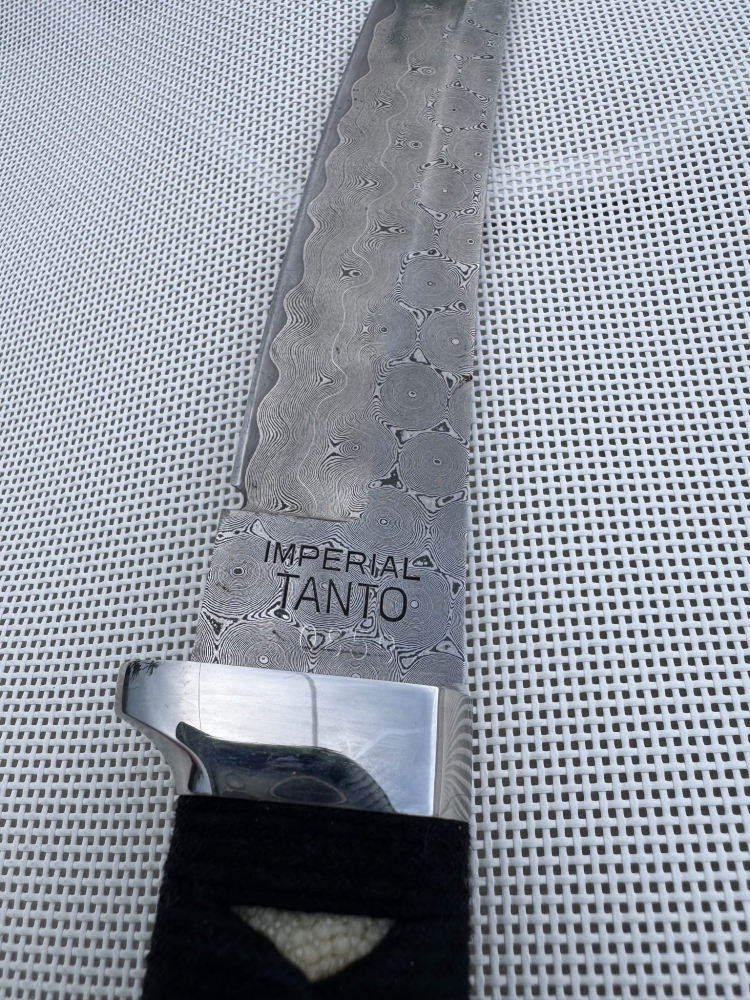 RARE Cold Steel Damascus Imperial Tanto 0859