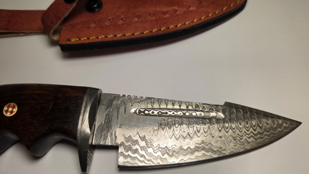 Damascus style knife.