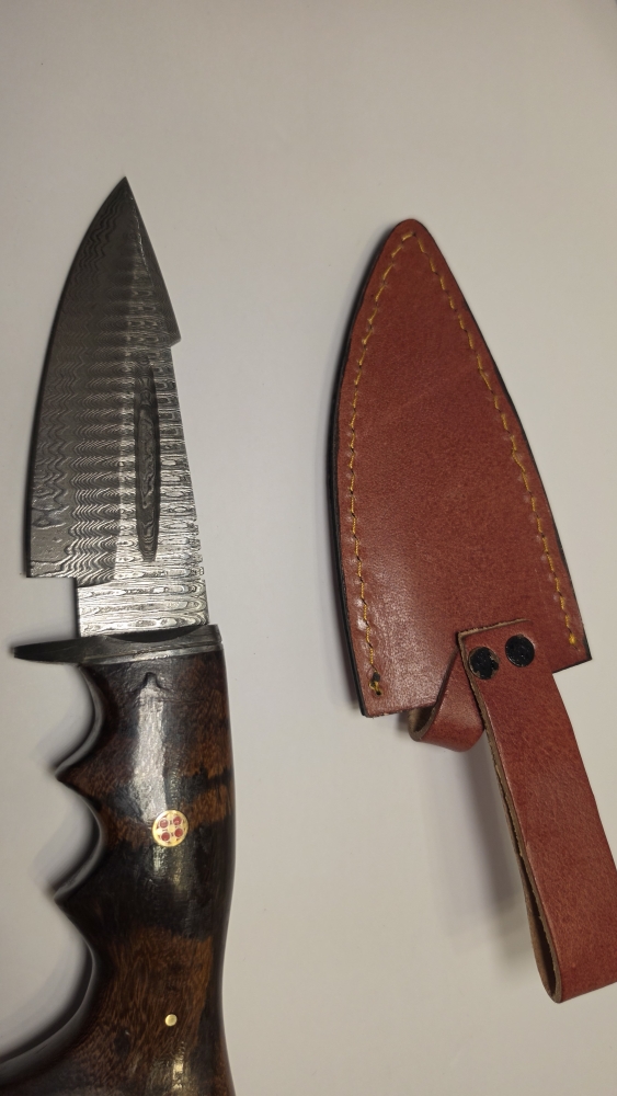 Damascus style knife.