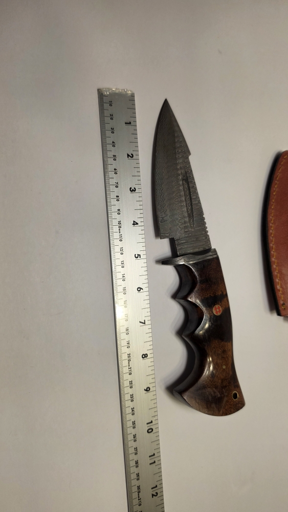 Damascus style knife.