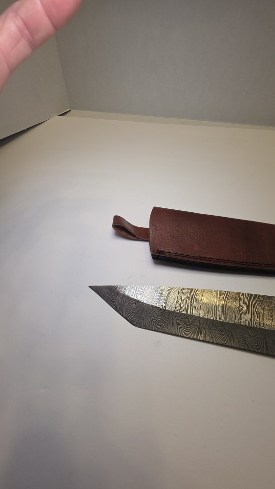 Damascus, chef knife.