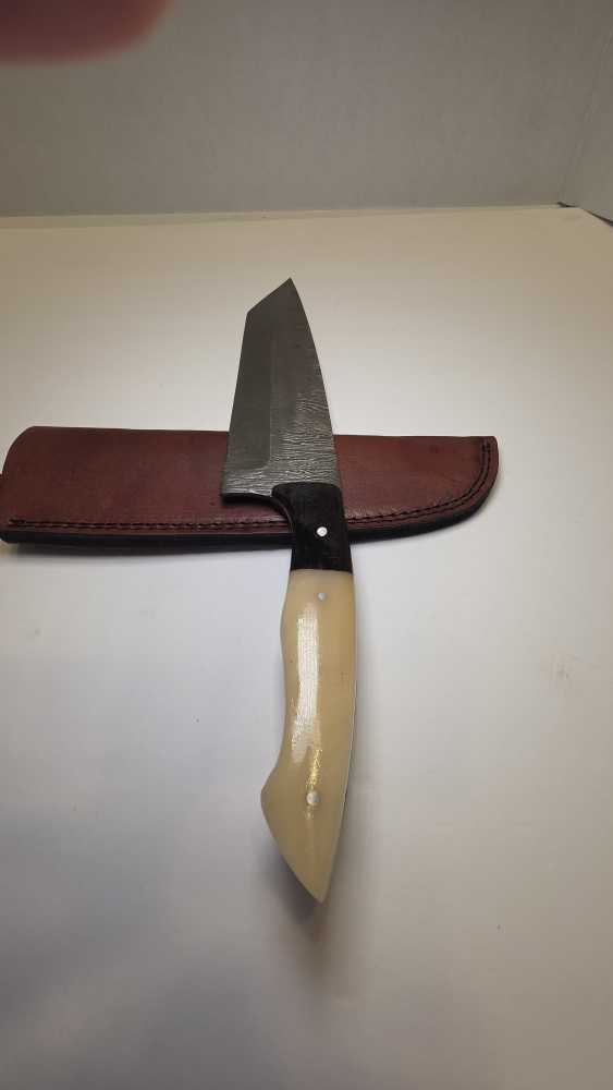 Damascus, chef knife.