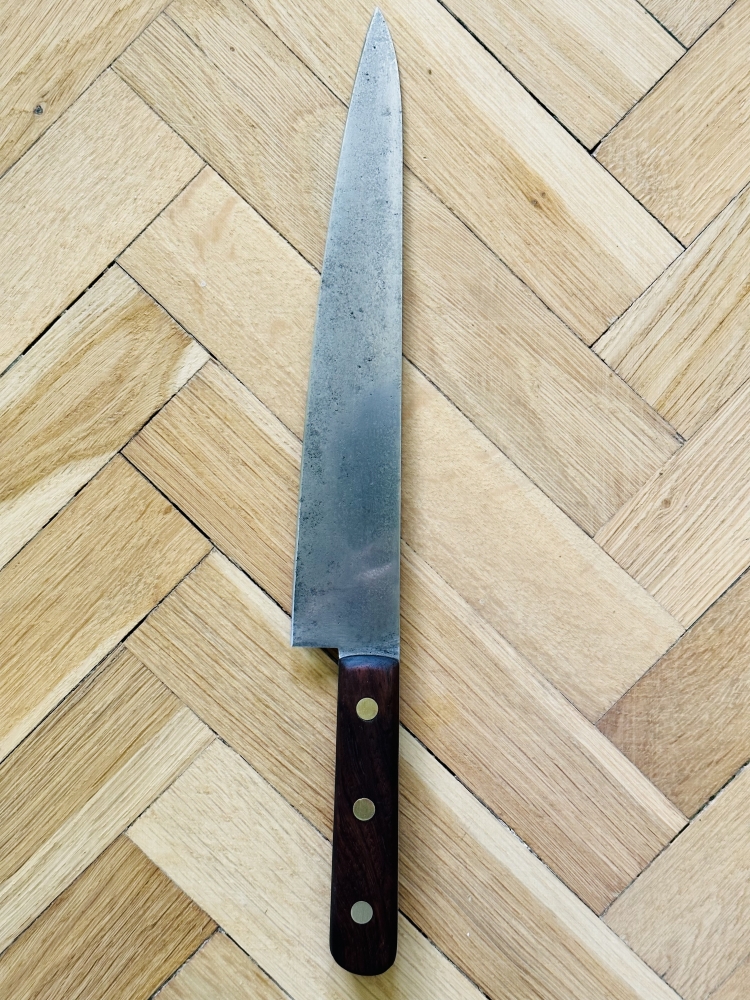 Restored Vintage Masahiro Bessaku 235mm gyuto/slicer