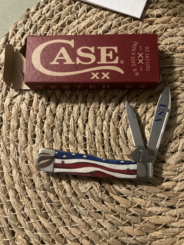 CASE Star Spangled Natural Bone Color Wash Gunstock (62130 ss)