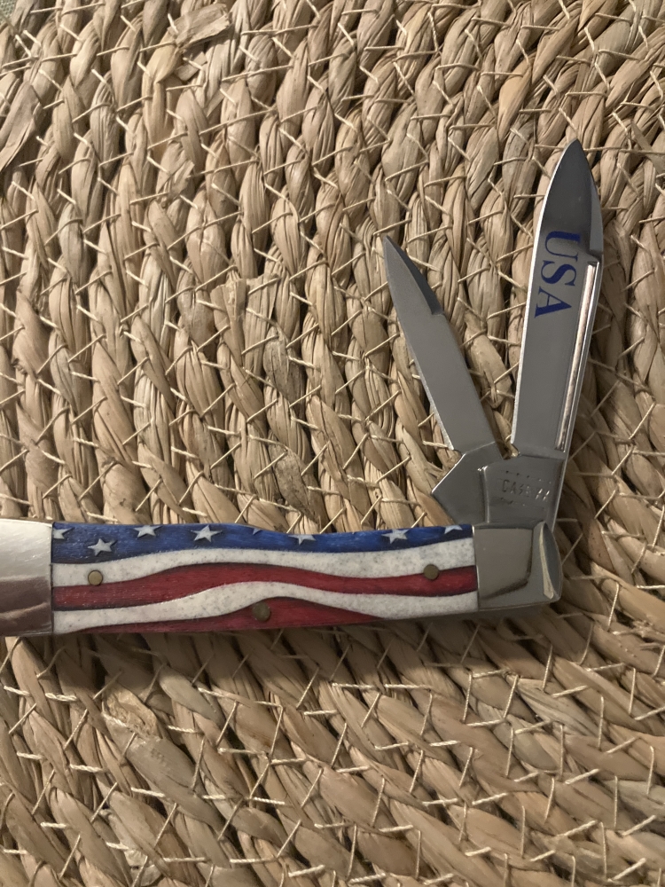 CASE Star Spangled Natural Bone Color Wash Gunstock (62130 ss)
