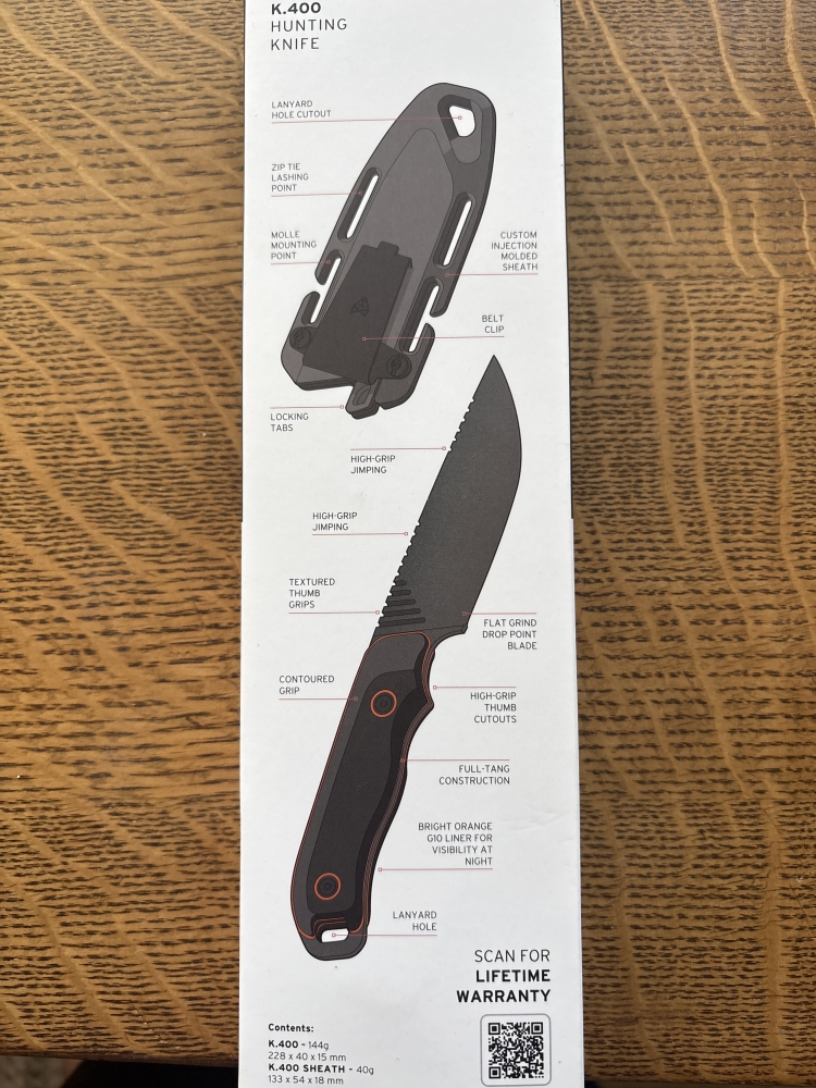 K.400 hunting knife