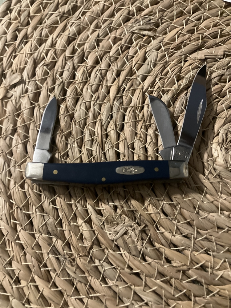 CASE NAVY BLUE SYNTHETIC SMOOTH MEDIUM STOCKMAN (4344 ss)